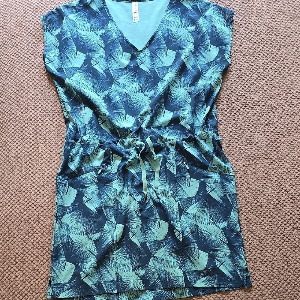 Kyodan Outdoor Tropical Blue and Green Dress
